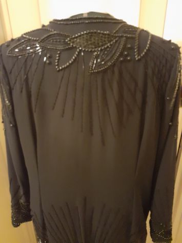 giacca nera elegante da donna in voile - tg 46 - Foto 2