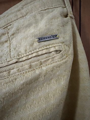 Pantalone giallo da uomo – 0/Zero Construction – Taglia 31 - Foto 4