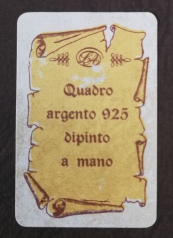 Quadri Bassorilievo su Lastra di Argento 925 Millesimi. - Foto 6