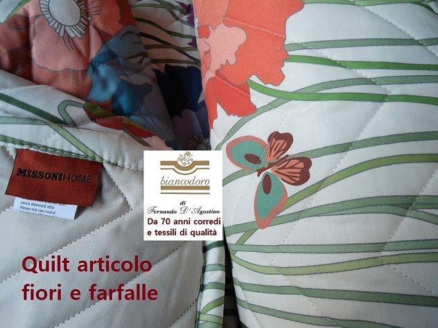 Copriletti quilt trapunte MISSONI , 4 modelli matrimoniali . - Foto 2