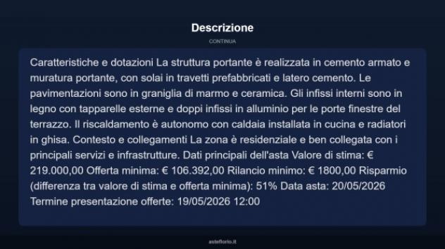 Immobile in asta di 160 m² con più di 5 locali in vendita a Montefalco - Foto 12