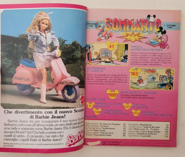 Topolino Libretto Walt Disney numero 1766 del 1 ottobre, 1989 ottimo - Foto 3