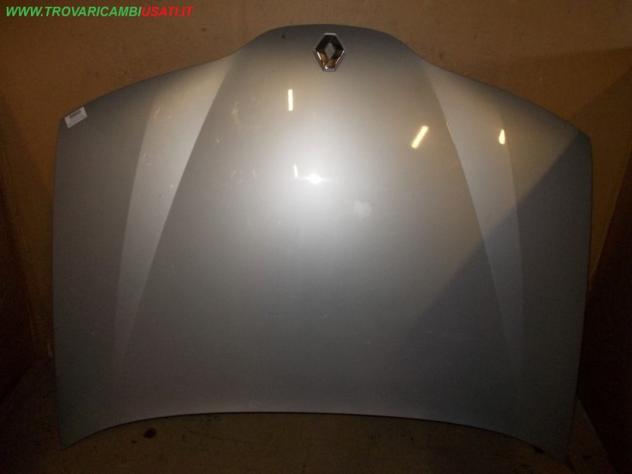 COFANO ANT.(in alluminio) GRIGIO ACQUA RENAULT LAGUNA (B74/K74) Carrozzeria Lamierati esterni Cofano Cofano ant. RENAULT - LAGUNA - 01-03-2001 - 0