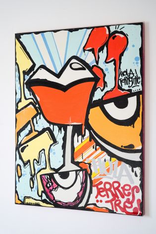 Quadro Pop Art Originale Dipinto a Mano - Foto 3