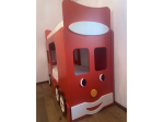 Letto bus a castello bambini, fatto da falegname, ottime condizioni