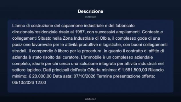 Immobile in asta di 26292 m² in vendita a Olbia - Foto 8