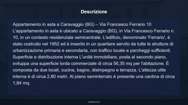 Immobile in asta di 58 m² in vendita a Caravaggio - Foto 9