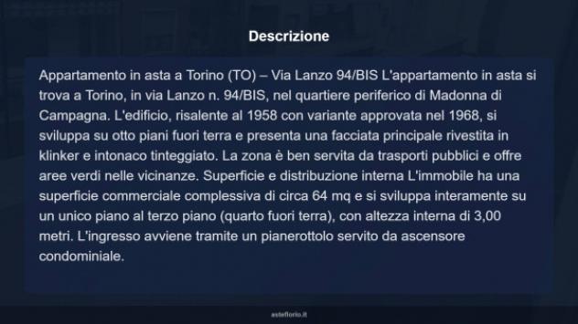 Immobile in asta di 64 m² in vendita a Torino - Foto 8