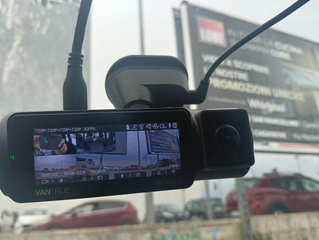 Vantrue N5 Dash Cam 4 Canali (Fronte/Retro/Interno) + scheda sd da 128 gb - Foto 2