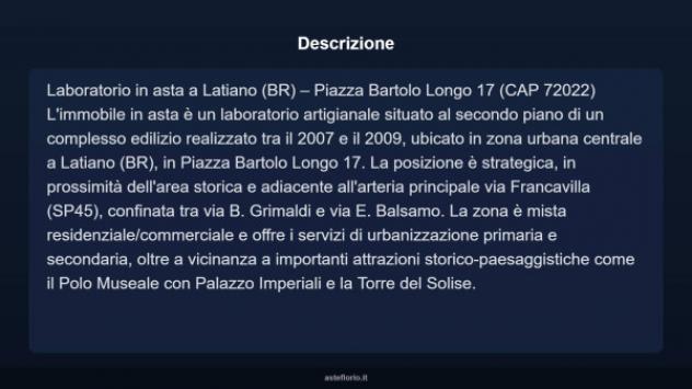 Immobile in asta di 277 m² con più di 5 locali in vendita a Latiano - Foto 4
