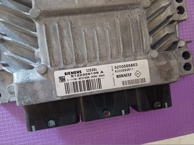 CENTRALINA MOTORE ECU SIEMENS SID 301 RENAULT SCENIC II (JM) 1.5 DCI 8V 106CV (2 - Foto 5