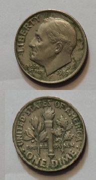 R78 - U.S.A.- MONETE RARE CON DIFETTO DI CONIO.
