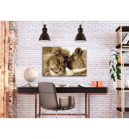 Quadro Fai Da Te 60x40 Cm. Animali N. 21 Arredalacasa Spedizione Gratis - Foto 2