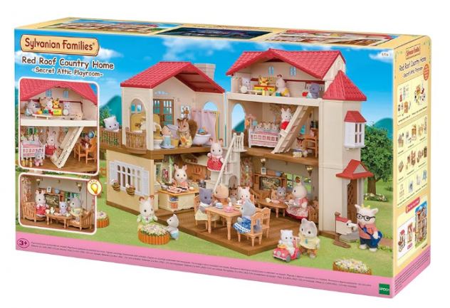 casa + accessori + personaggi + auto sylvanian families