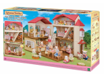 casa + accessori + personaggi + auto sylvanian families