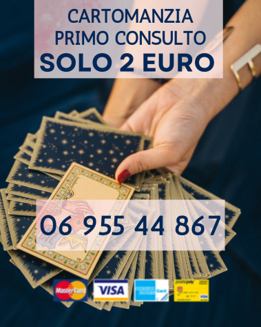 Primo consulto conoscitivo a solo € 2…Fai luce sul tuo futuro…BASSO COSTO