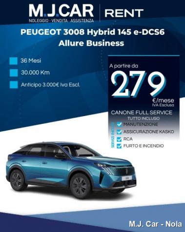 PEUGEOT 3008 Hybrid 145 e-DCS6 Allure Business rif. 23776209