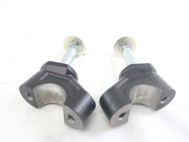 KAWASAKI Z 900 46012042918R RISER SUPPORTI MANUBRIO ZR900S 25 - 26 HANDLEBAR HOLDERS LEGGERI GRAFFI - Foto 2