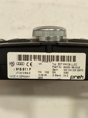 JOYSTICK COMPUTER DI BORDO AUDI A6 RS6 Avant Serie C6 (4F5) 4F1919611F 4F0910609E BUH (0411) - Foto 4