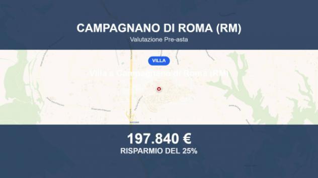 Immobile in asta di 161 m², box auto in vendita a Campagnano di Roma