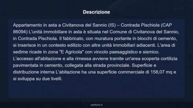 Immobile in asta di 158 m², box auto in vendita a Civitanova del Sannio - Foto 10