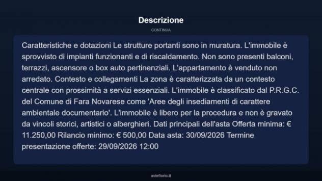 Immobile in asta di 53 m² in vendita a Fara Novarese - Foto 7