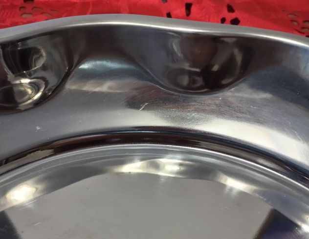 Vassoio Tondo Acciaio Inox diam. 35 cm - USATO x Alimenti 15107 - Foto 7