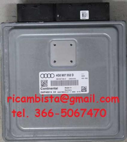 4G0907552D Audi A7 centralina motore Continental