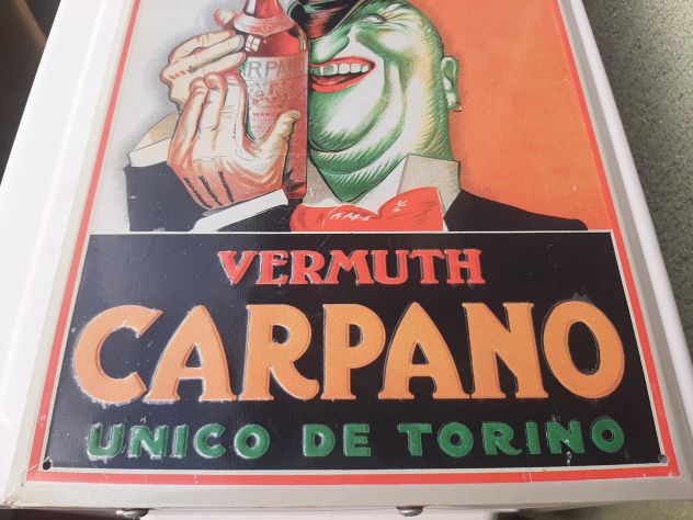 INSEGNA VERMOTH CARPANO TARGA IN RILIEVO - Foto 4