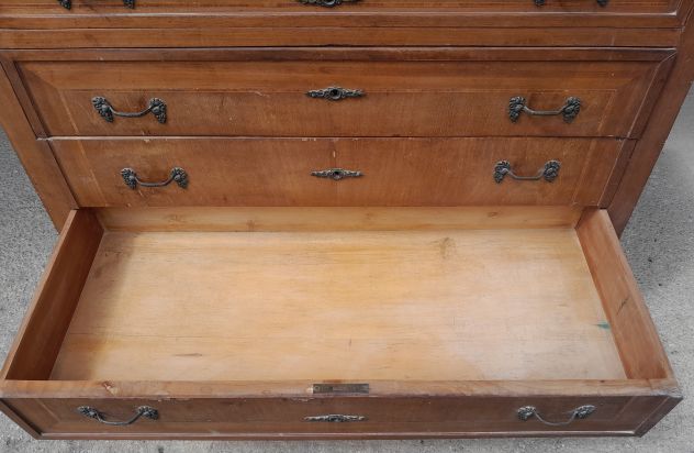Cassettone Specchiera Antico in legno - Foto 5