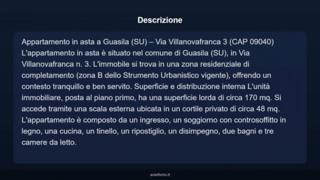 Immobile in asta di 170 m² in vendita a Guasila - Foto 4