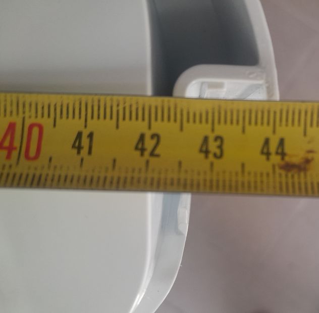 Balconcino Frigo Ariston Mensola Porta oggetti 440 mm Originale completo di base - Foto 6
