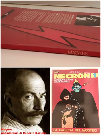 NECRON 1, LA NASCITA DEL MOSTRO, MAGNUS, BLUE PRESS 1990.