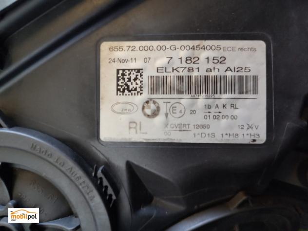 BMW 7 F01 02 Fari, paraurti anteriore per cofano anteriore 12159 - Foto 6