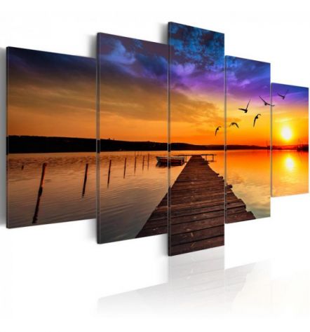 Quadro Nel Pontile 100x50 E 200x100 ARREDALACASA