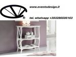 CONSOLLE(ETAGERE)LACCATO BIANCO OPACO MISURE L.82 P.34 H.91