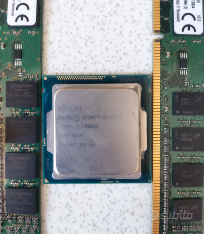 Intel i3-4170, 8 GB RAM DDR3 1600 MHz, dissipatore Intel, tutto testato - Foto 2