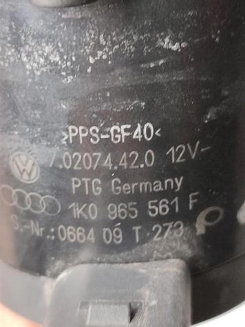 POMPA ACQUA AUSILIARIA AUDI A3 Serie (8P1) 1K0965561F benzina 1390 (0508) - Foto 2