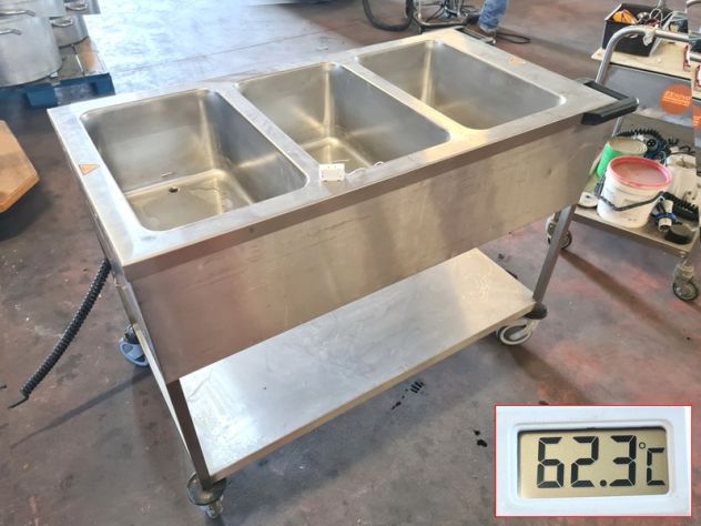 carrello termico Hupfer bagnomaria mai usato - Foto 2