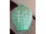 Vaso in vetro opalino  Art Deco a doppia  luminosi