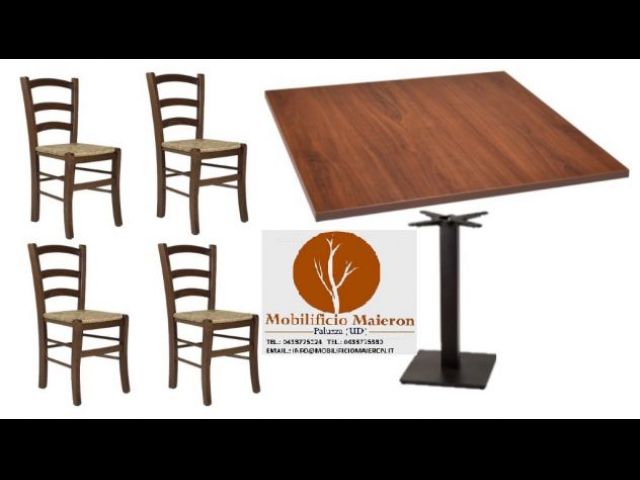 Set Sedie E Tavoli Udine Per Arredamento Bar Ristorante Pizzeria Pub Bistrot