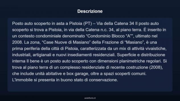 Immobile in asta di 15 m² in vendita a Pistoia - Foto 4