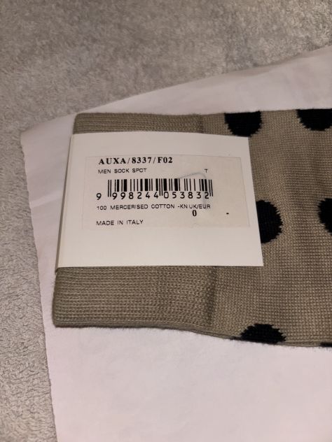 CALZE NUOVE DA UOMO IN COTONE FIRMATE ORIGINALI”PAUL SMITH”MADE IN ITALY - Foto 8