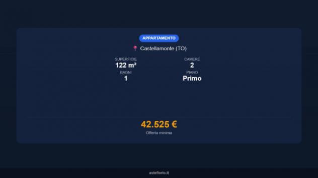 Immobile in asta di 122 m² in vendita a Castellamonte - Foto 15
