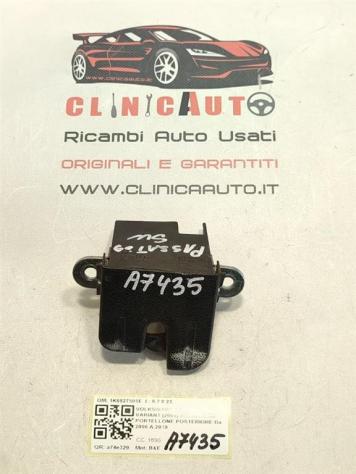 SERRATURA PORTELLONE POSTERIORE VOLKSWAGEN Passat Berlina 4° Serie 1K6827505E BXE (0510)