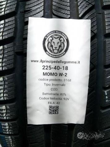 2 gomme 225 40 18 momo a8168 - Foto 2