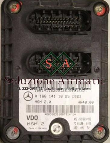Mercedes Classe A W140 centralina motore A1661411625