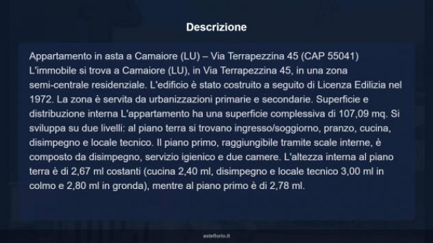 Immobile in asta di 107 m² in vendita a Camaiore - Foto 10