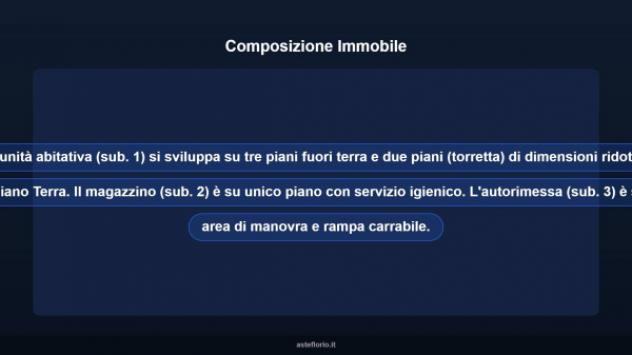Immobile in asta di 1374 m² con più di 5 locali e box auto in vendita a Camporosso - Foto 11