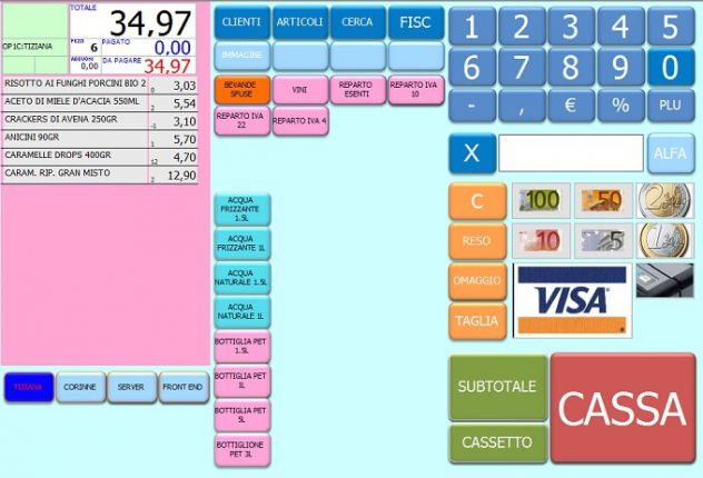 Software gestionale con licenza per due postazioni e monitor Elo touchscreen:. - Foto 10